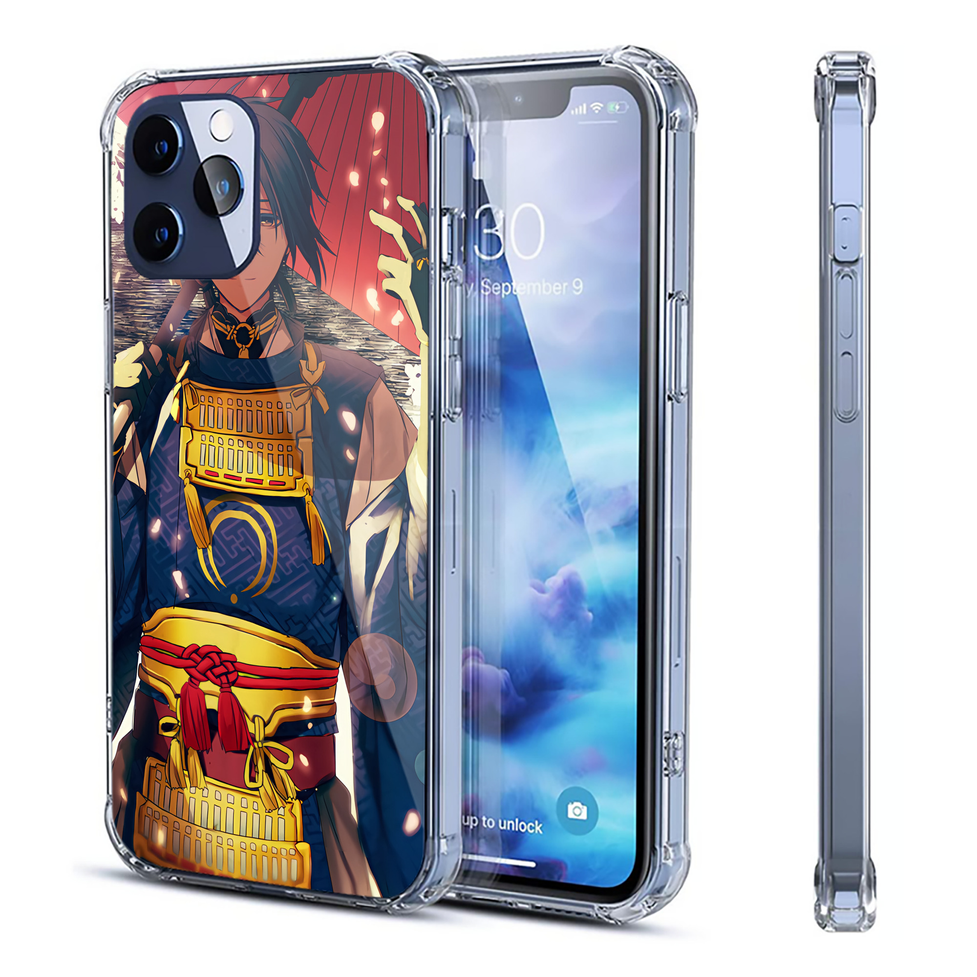 （画像用） 刀剣乱舞 Touken Ranbu 【iPhone 12シリーズ対応】透明スマホケース（クリアソフトケース）